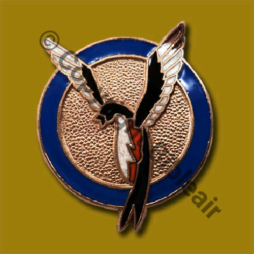 100  1939.40 A0682 SPA.100 6e Drille GC.III.2 HIRONDELLE Rondache 32mm  A.AUGIS ST.BARTH 3Li Bol fenetre allonge  Dos lisse irreg Src.P.GOUT via A.DENIS 